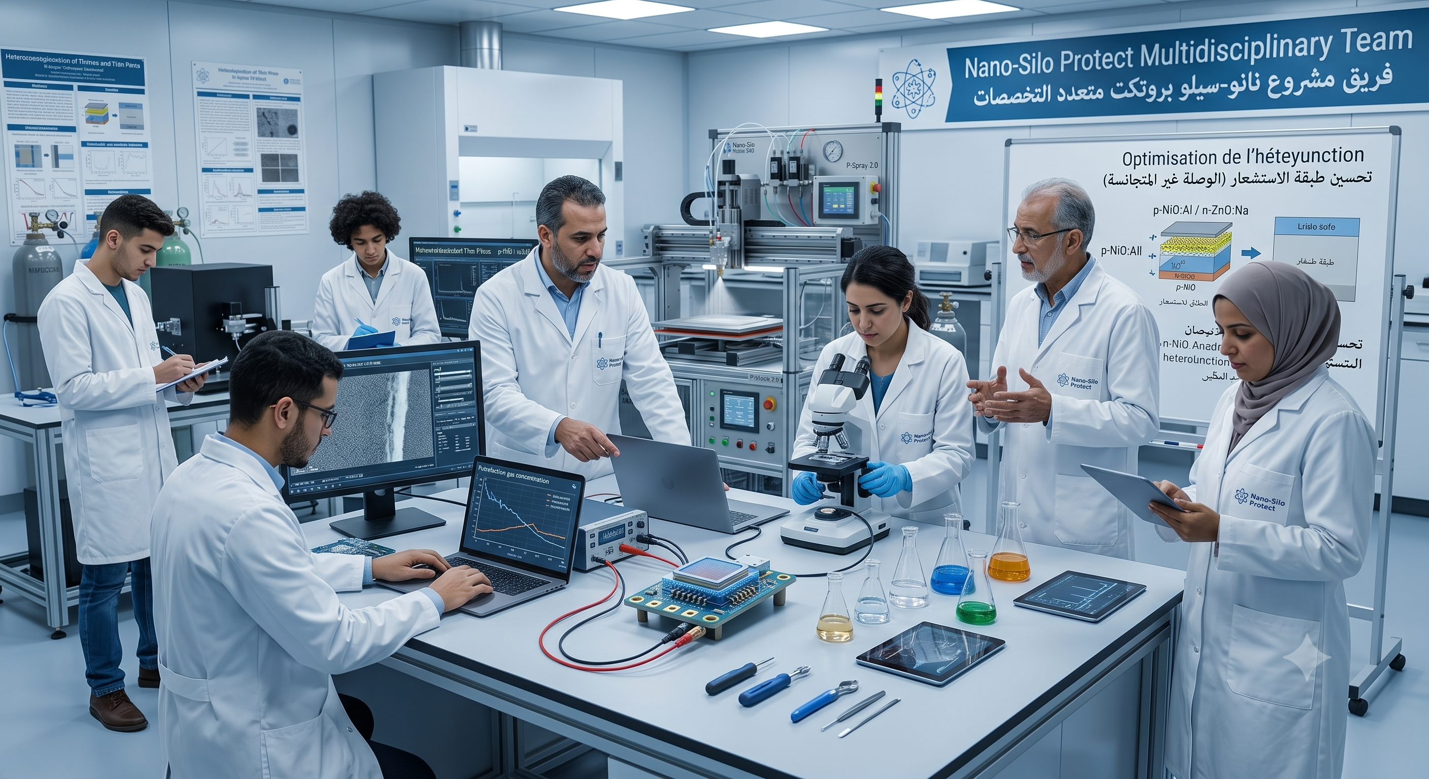 Our Team in the Lab